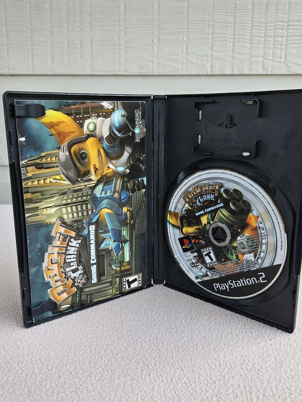 PS2 Ratchet & Clank: Going Commando PlayStation 2 Black Label Complete CIB